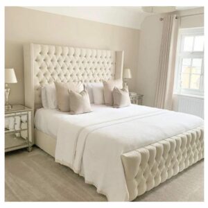 Bed And Mattress Pay Monthly 3 Chesterfield Wingback Bed Mattress Available At Pay Weekly Flooring