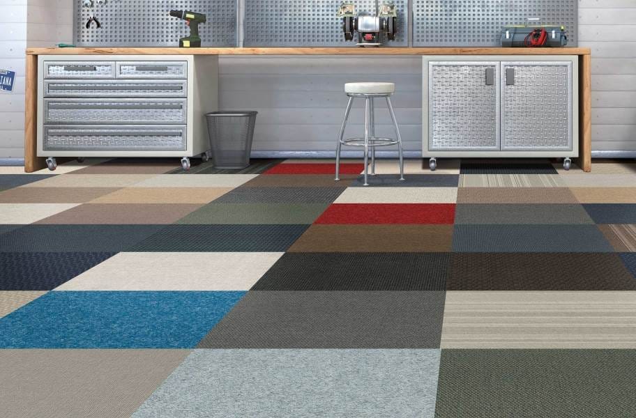 checkered carpet