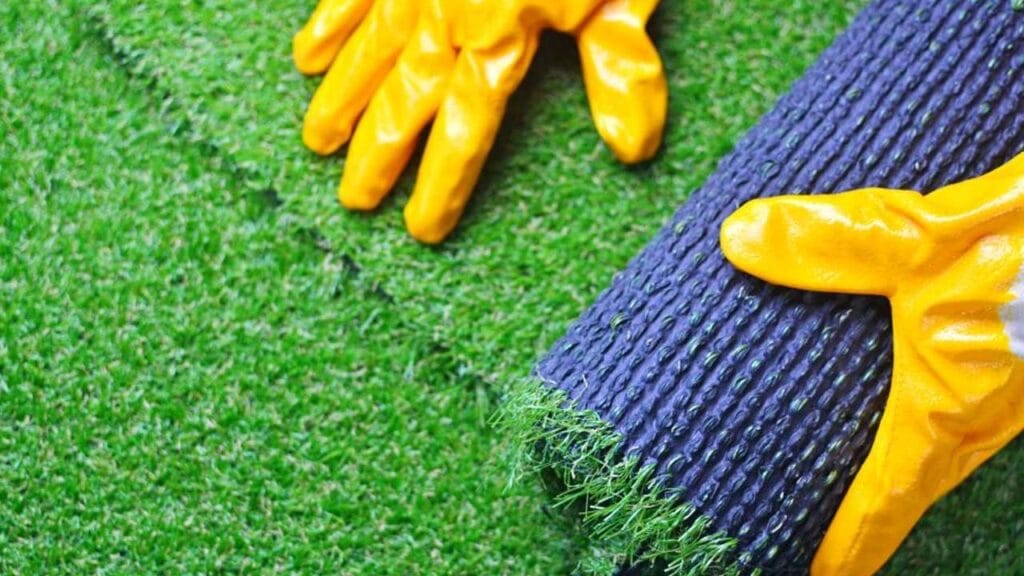 attach the artificial turf
