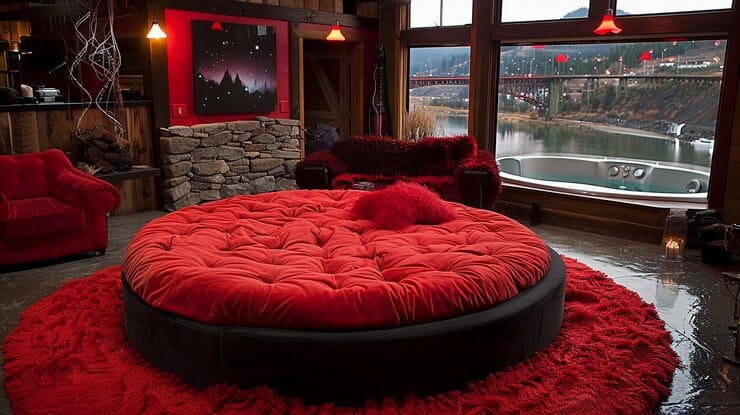 chesterfield round bed