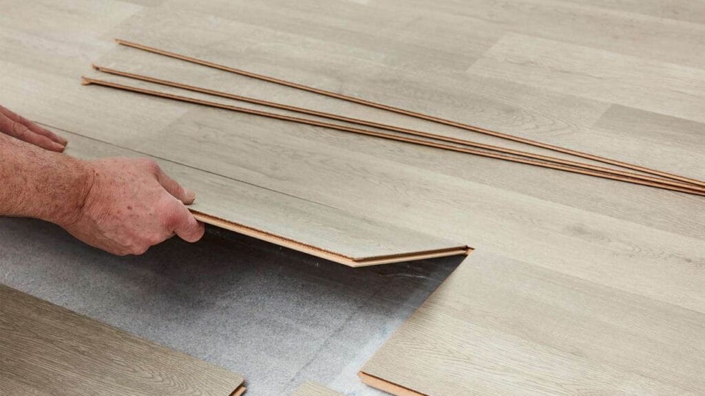 click-lock laminate flooring