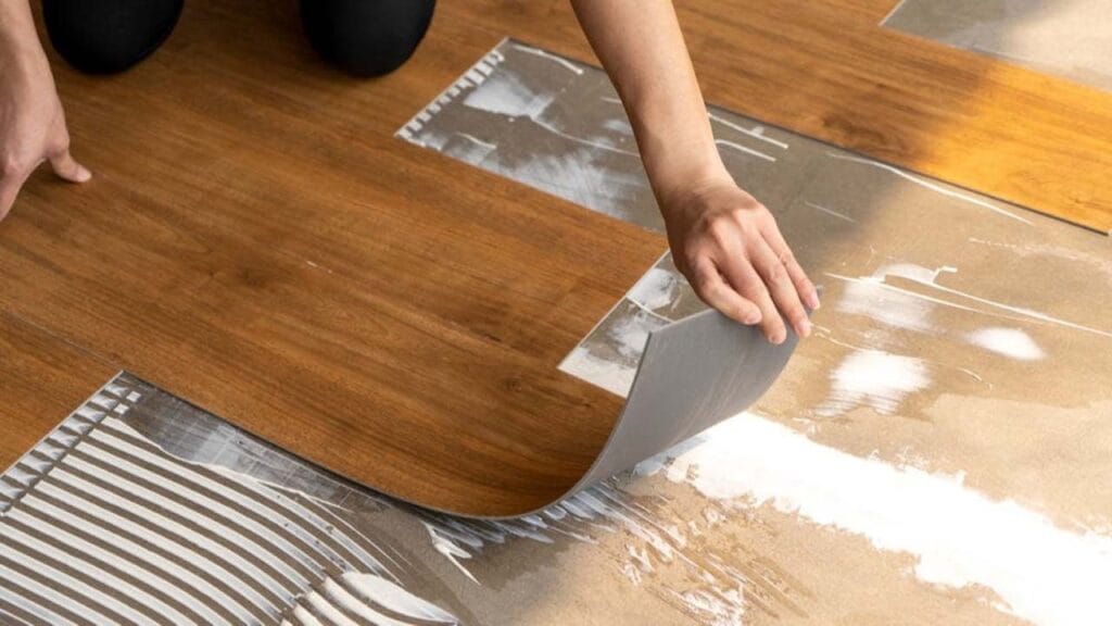 glue down LVT