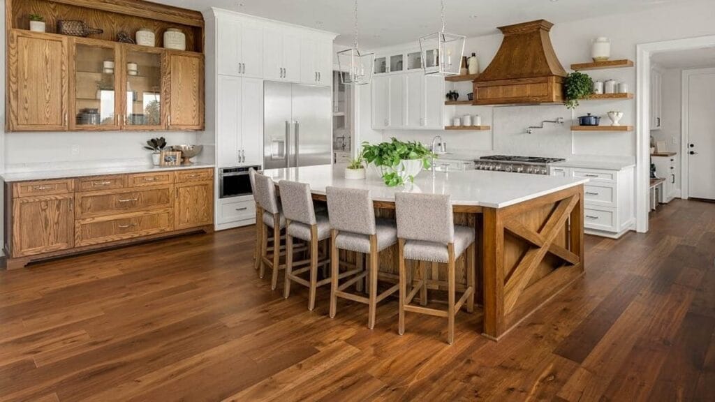 hardwood kitchen flooring