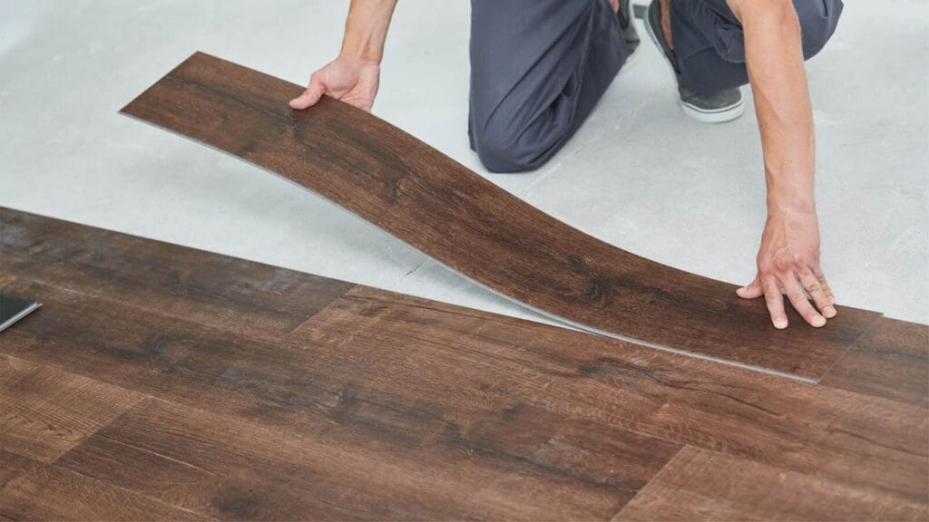 layers of vinyl flooring