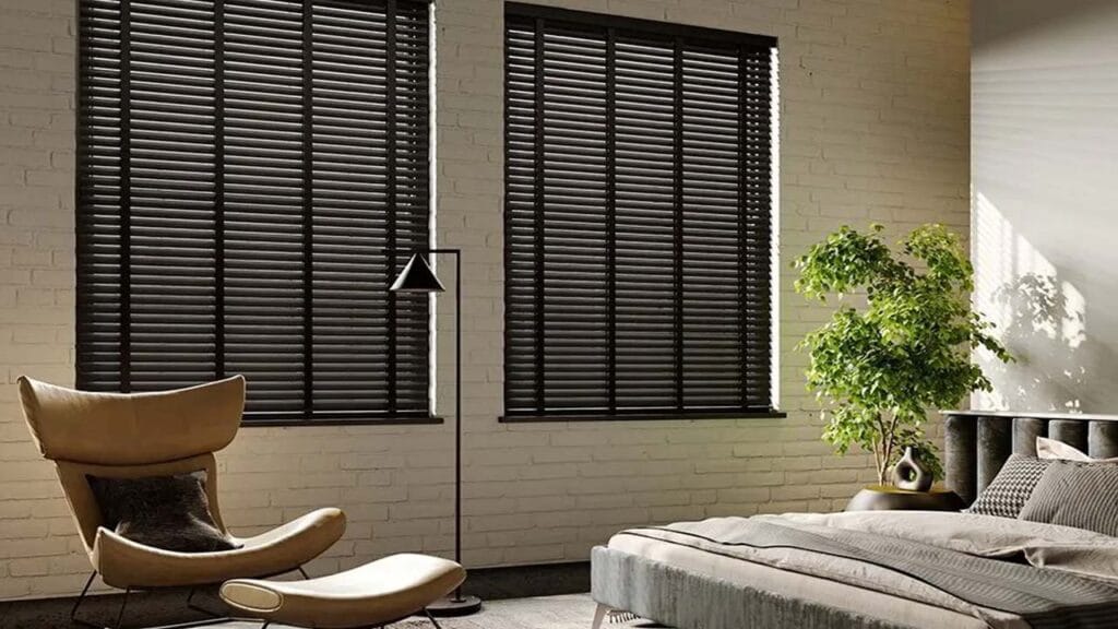 Venetian Blinds in bedroom