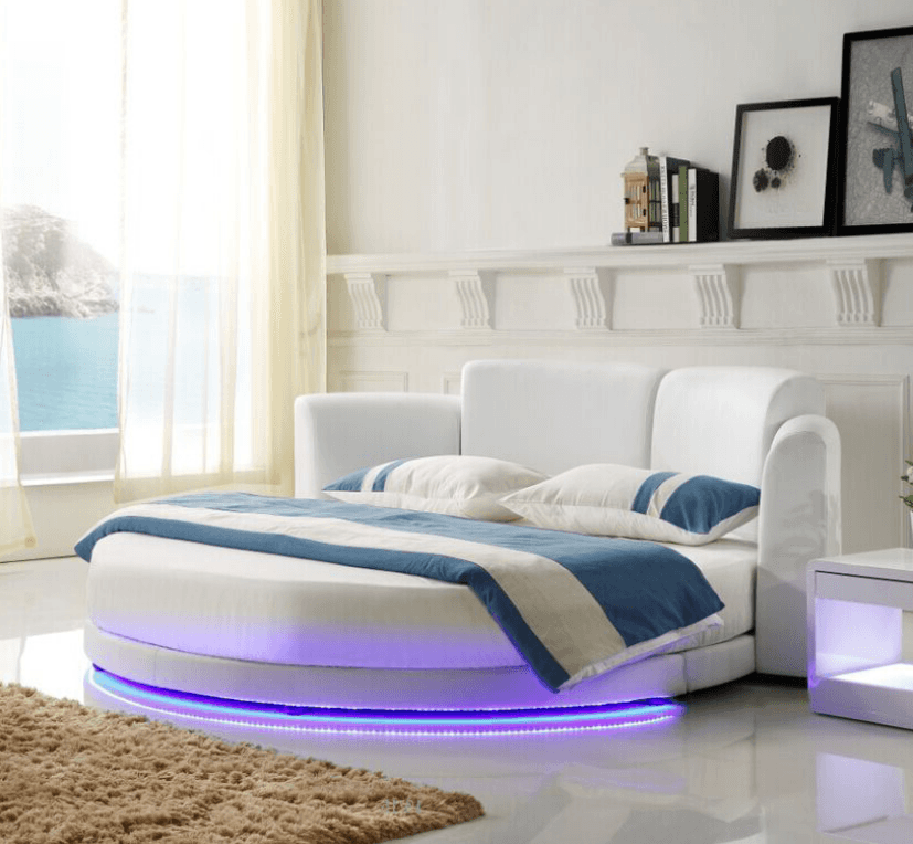 round bed jv furniture