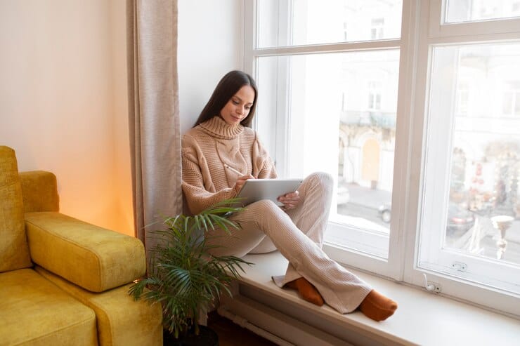 window sofa