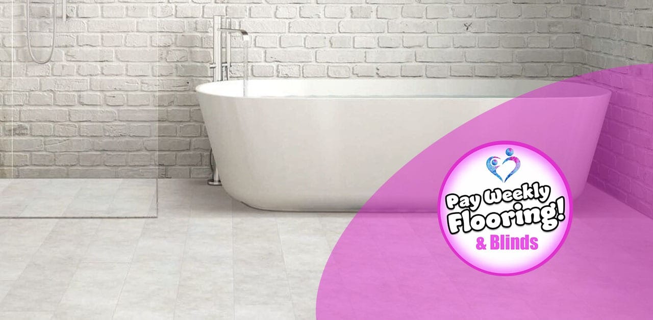 LVT bathroom flooring