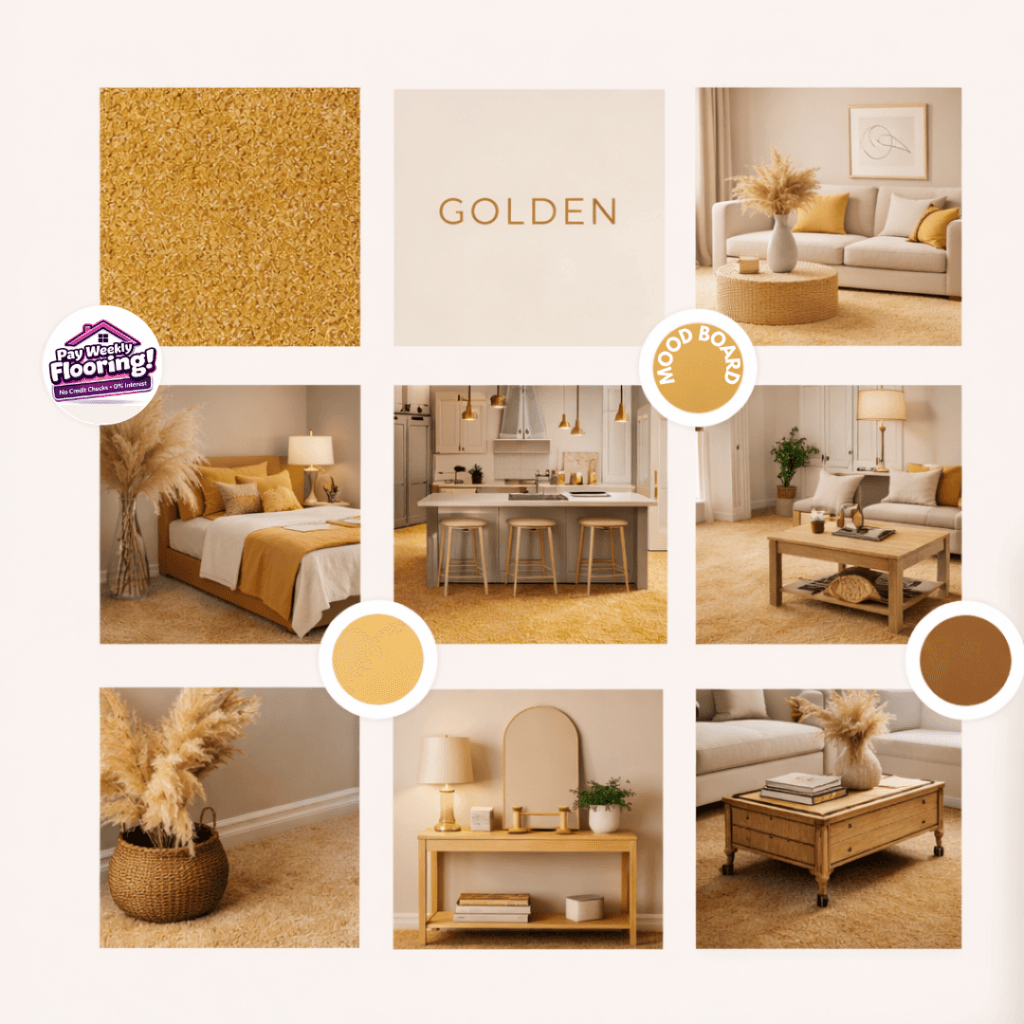 Carpets 10 Golden mood board