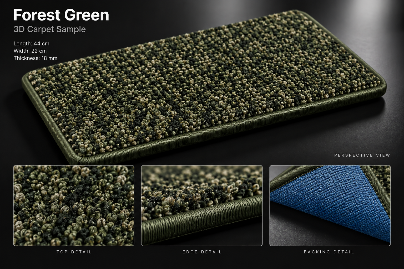 Forest Green 3D sample