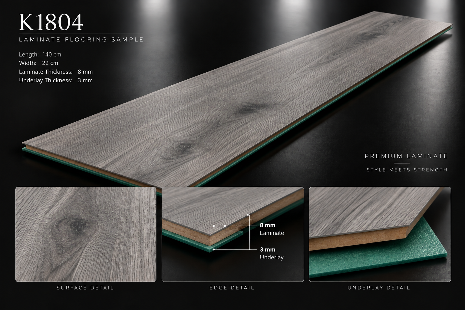 Laminate K1804 3D sample