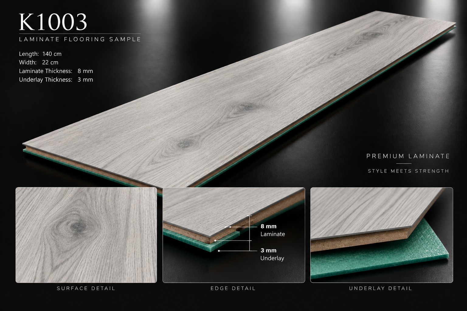 Laminate K1003 3D sample