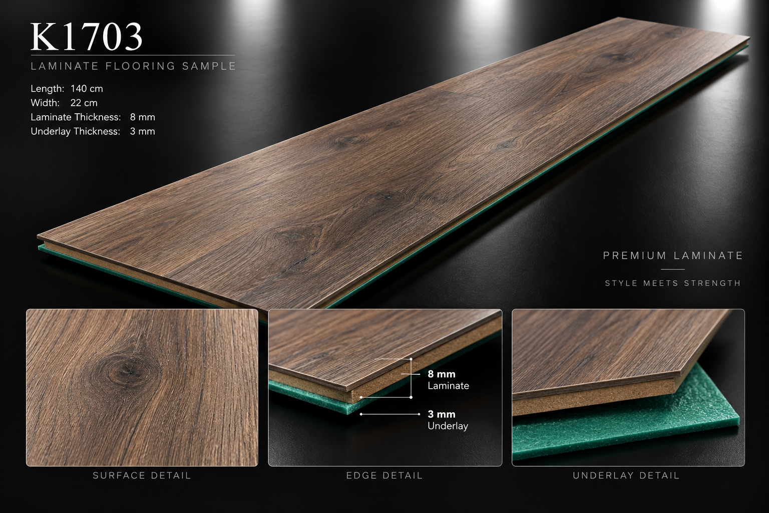 Laminate K1703 3D sample