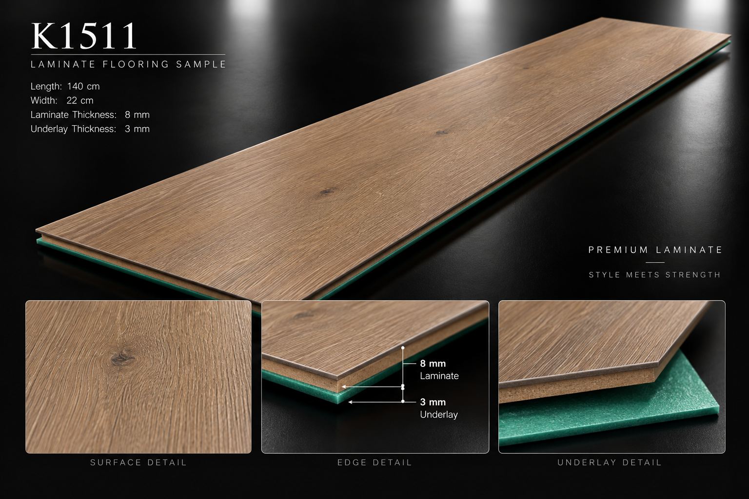 Laminate K1511 3D sample