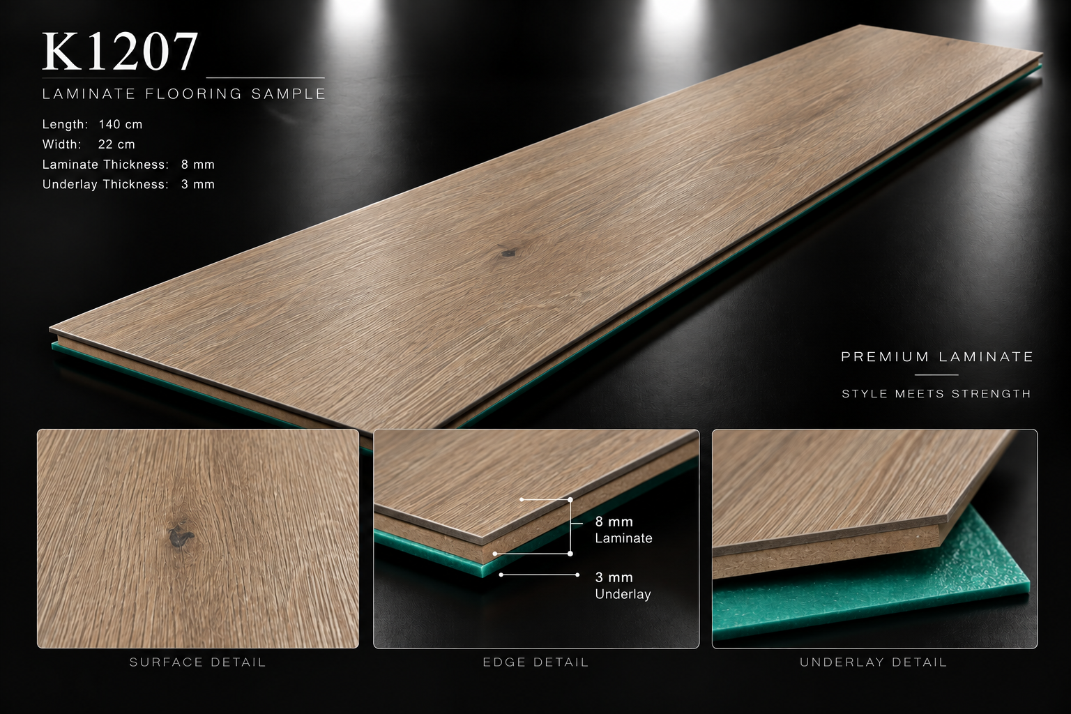 Laminate K1207 3D sample